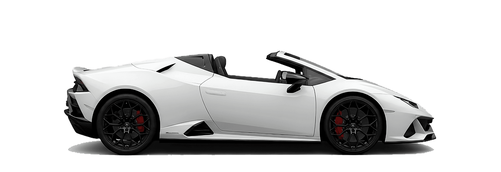 Lamborghini Huracán EVO Spyder blanche disponible à la location